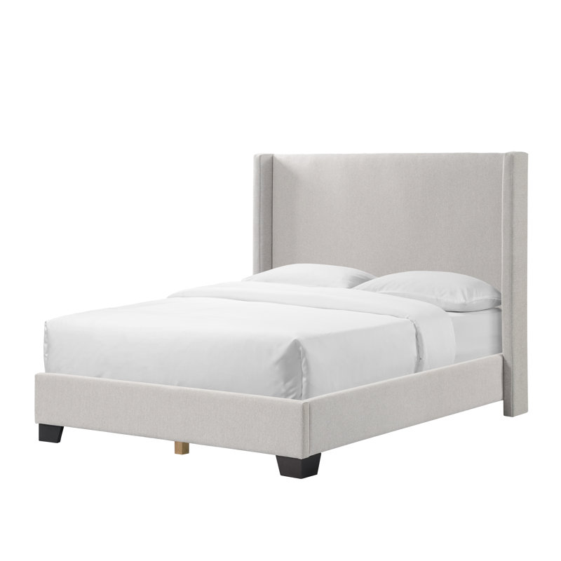 Latitude Run® Reinette Upholstered Wingback Platform Bed Latitude Run® Reinette Upholstered Wingback Platform Bed